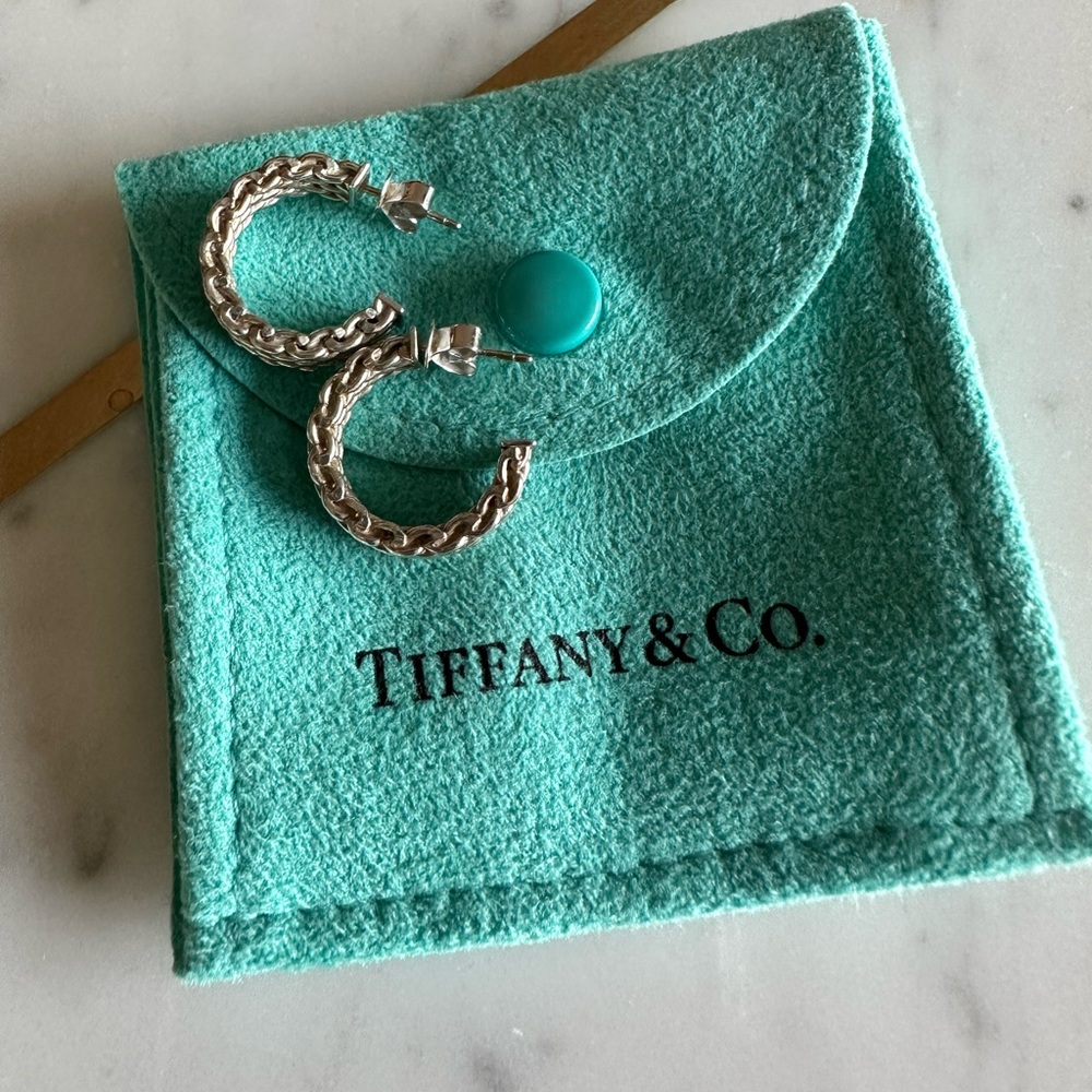 ‼️SALE Tiffany & Co. Somerset Twist Knot Earrings RARE Sterling Silver 925
